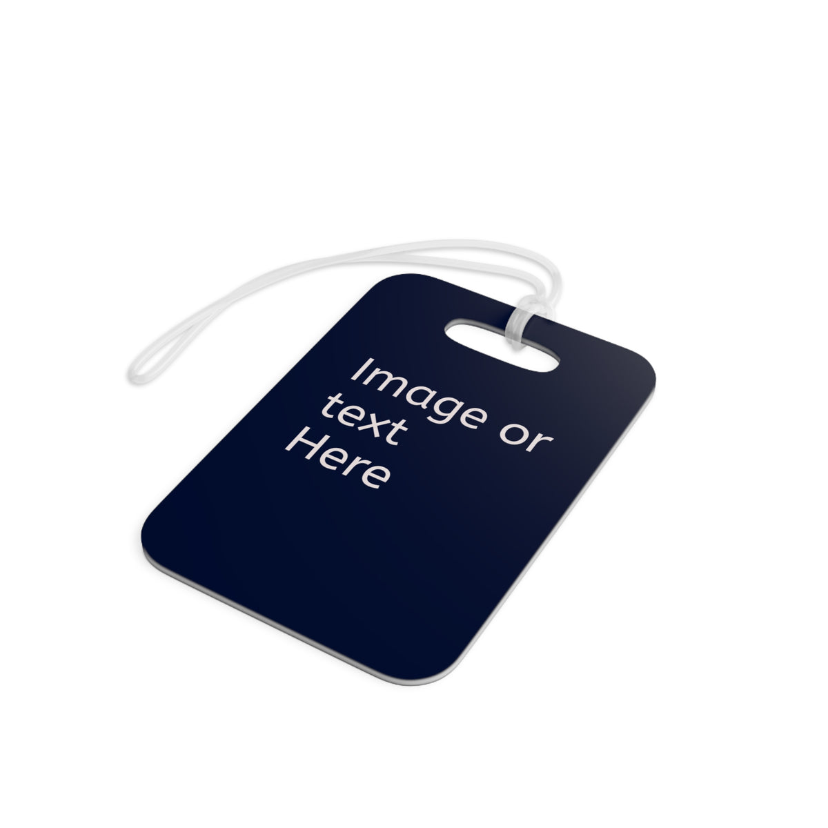 Hockey Team Photo Luggage/Bag Tag — Custom Name & Number Travel ID