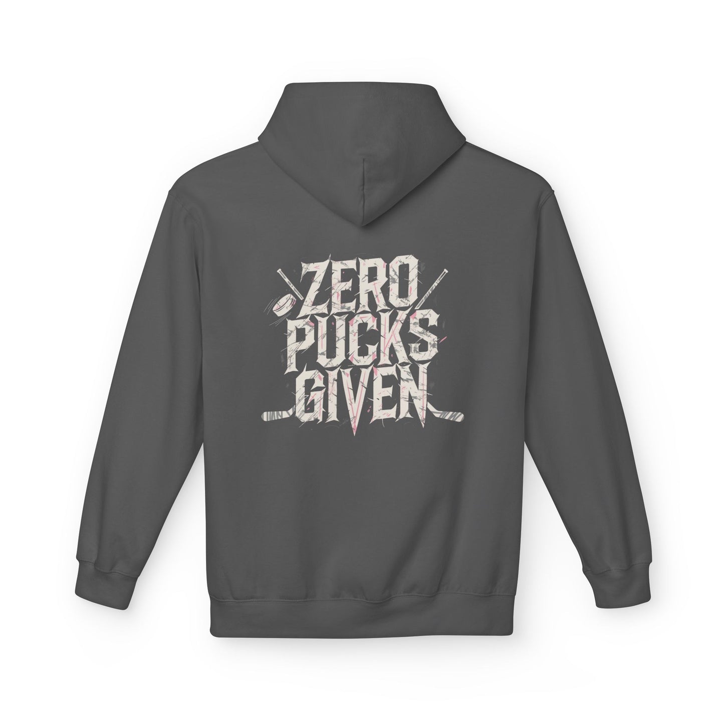 Hockey 'Zero Pucks Given' Fleece Hoodie