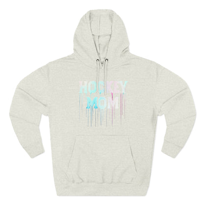 Lane Seven Hockey Mom Fleece Hoodie, Cozy Sweatshirt for Hockey Moms, Gift for Sports Enthusiasts, Winter Apparel, Perfect for Game Days