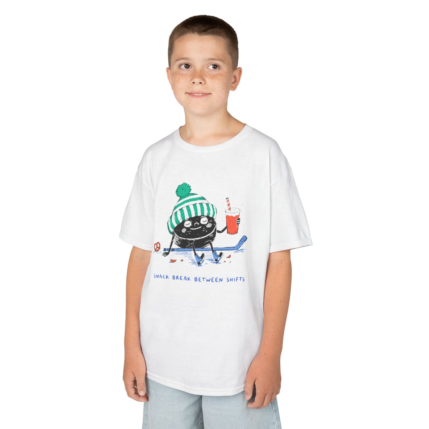 Kids Tee — Snacks Between Shifts