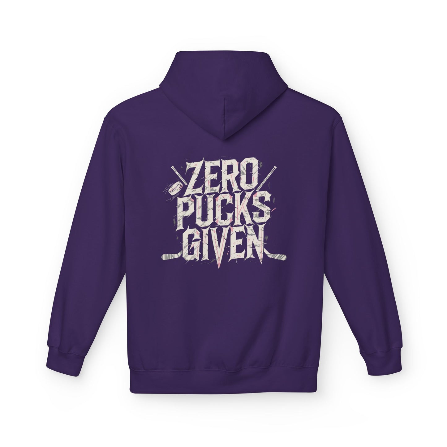 Hockey 'Zero Pucks Given' Fleece Hoodie