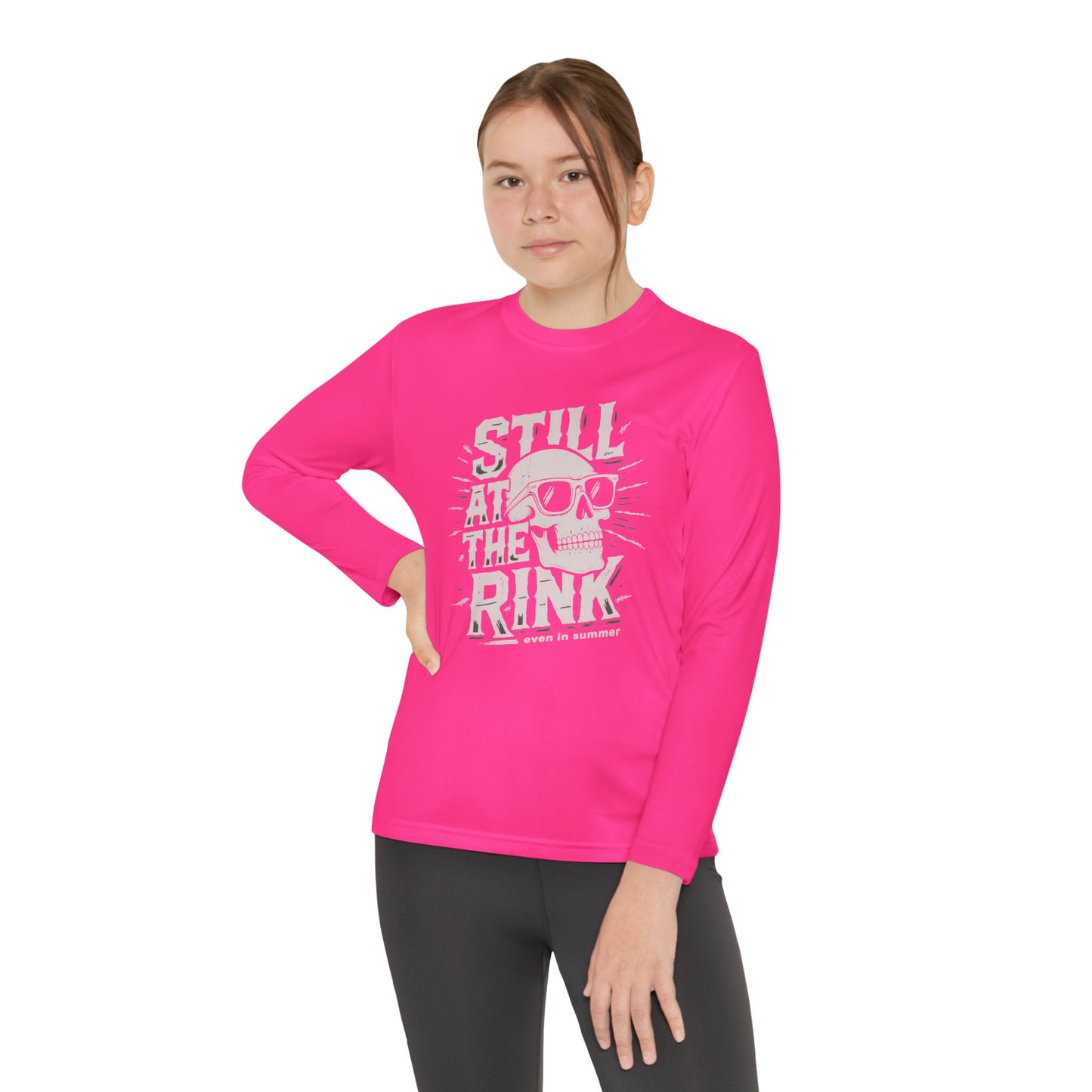 Youth Long Sleeve Tee — "Still At The Rink"