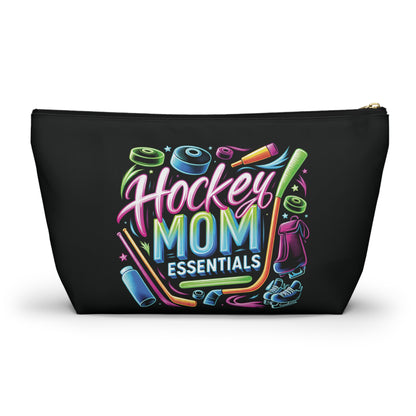 Hockey Mom Accessory Pouch - Essentials Organizer for Sports Enthusiasts, Cute Gift for Mother, Hockey Gifts, Sporty Lifestyle, Travel Pouch