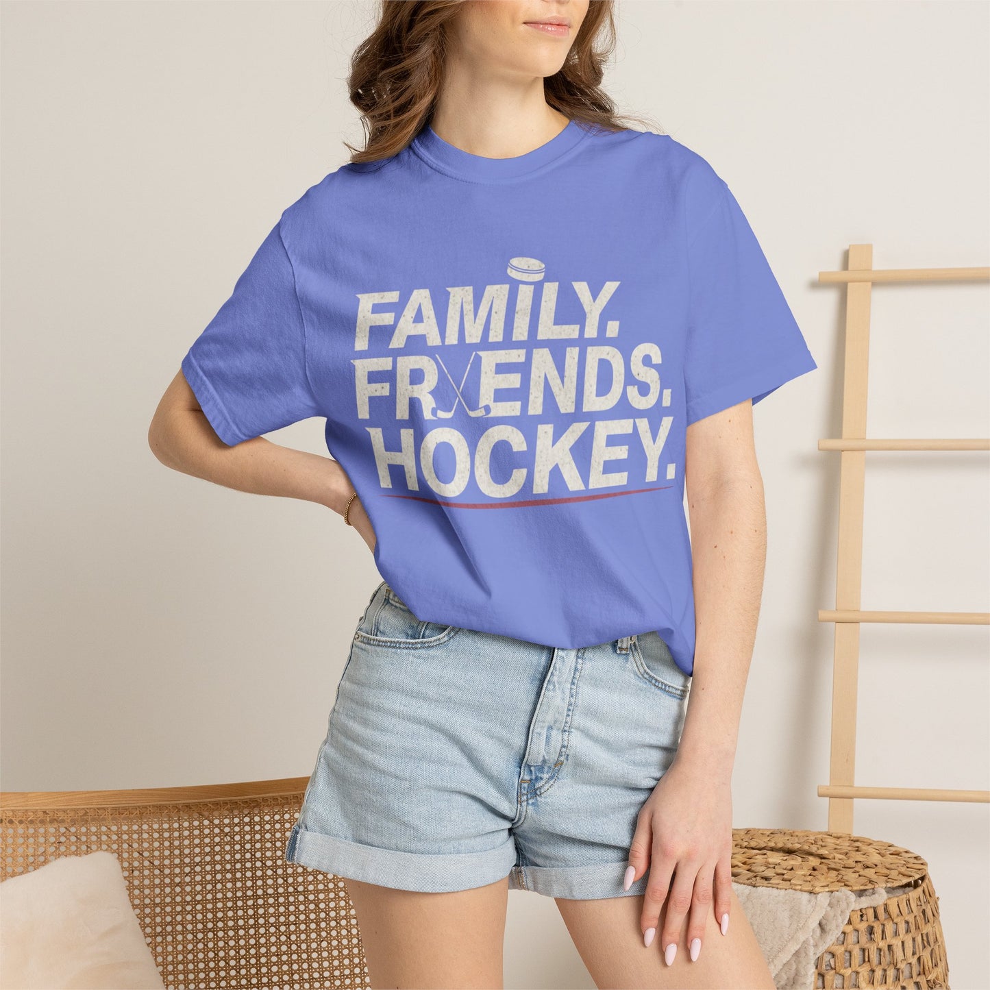 Family. Friends. Hockey. T-shirt