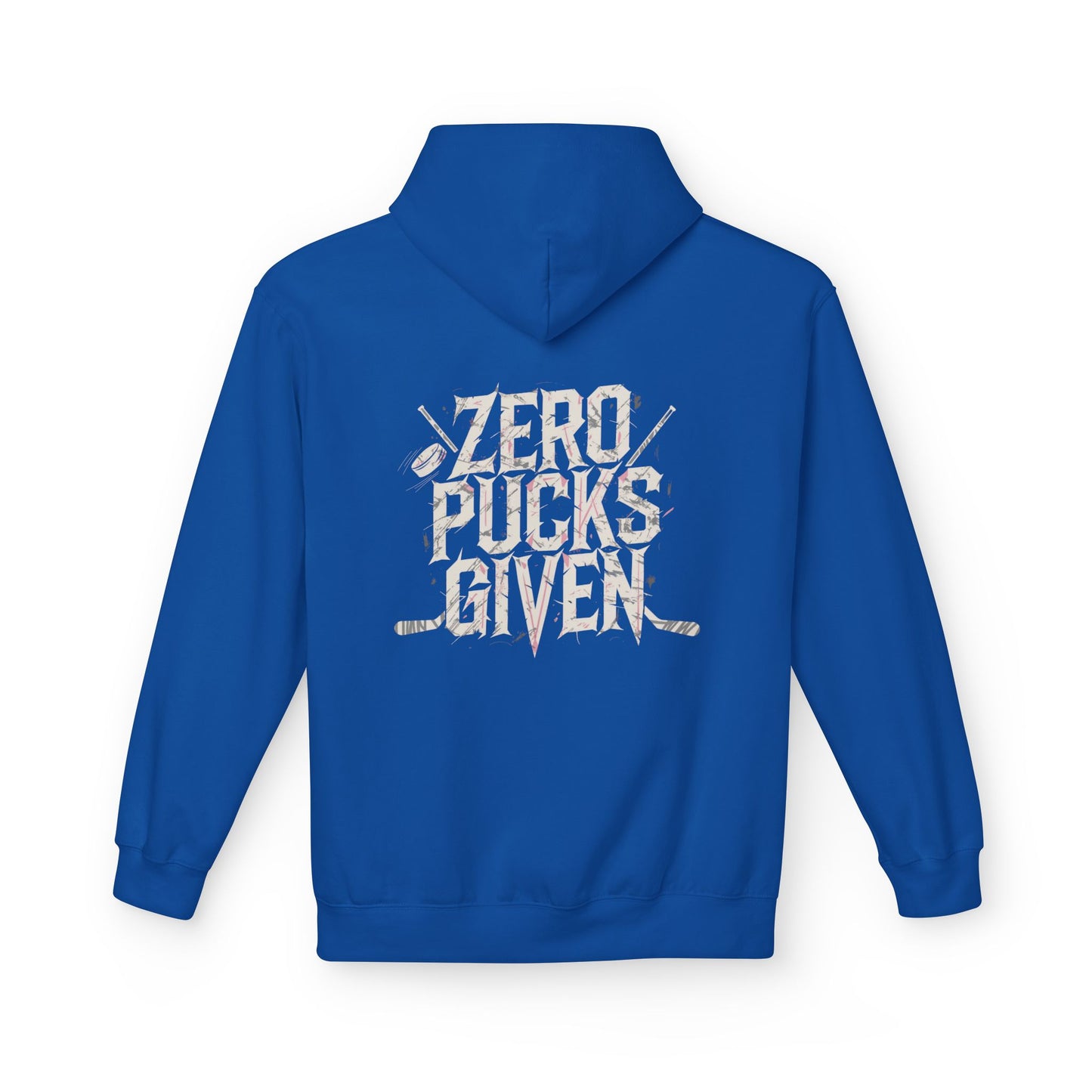 Hockey 'Zero Pucks Given' Fleece Hoodie