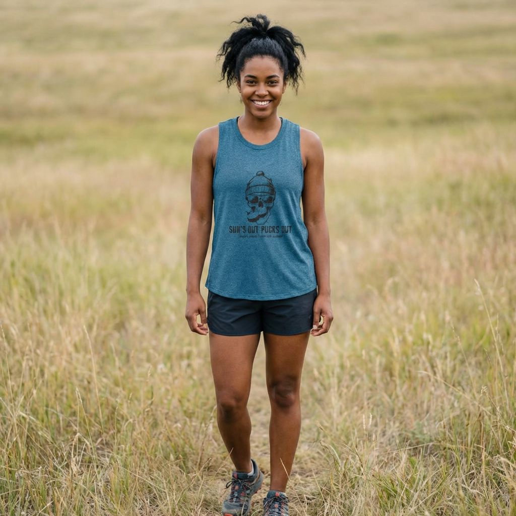 "Sun's Out Pucks Out" Graphic Tank