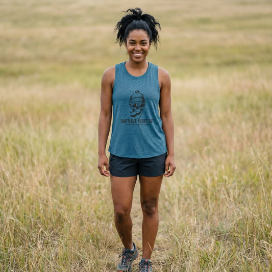 "Sun's Out Pucks Out" Graphic Tank