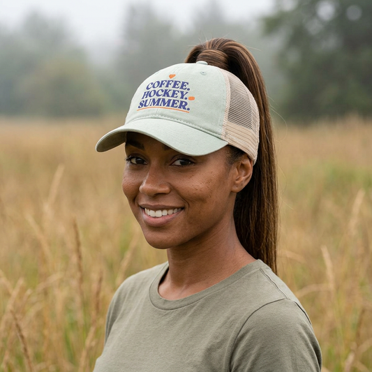 Women's Washed Mesh-Back Cap