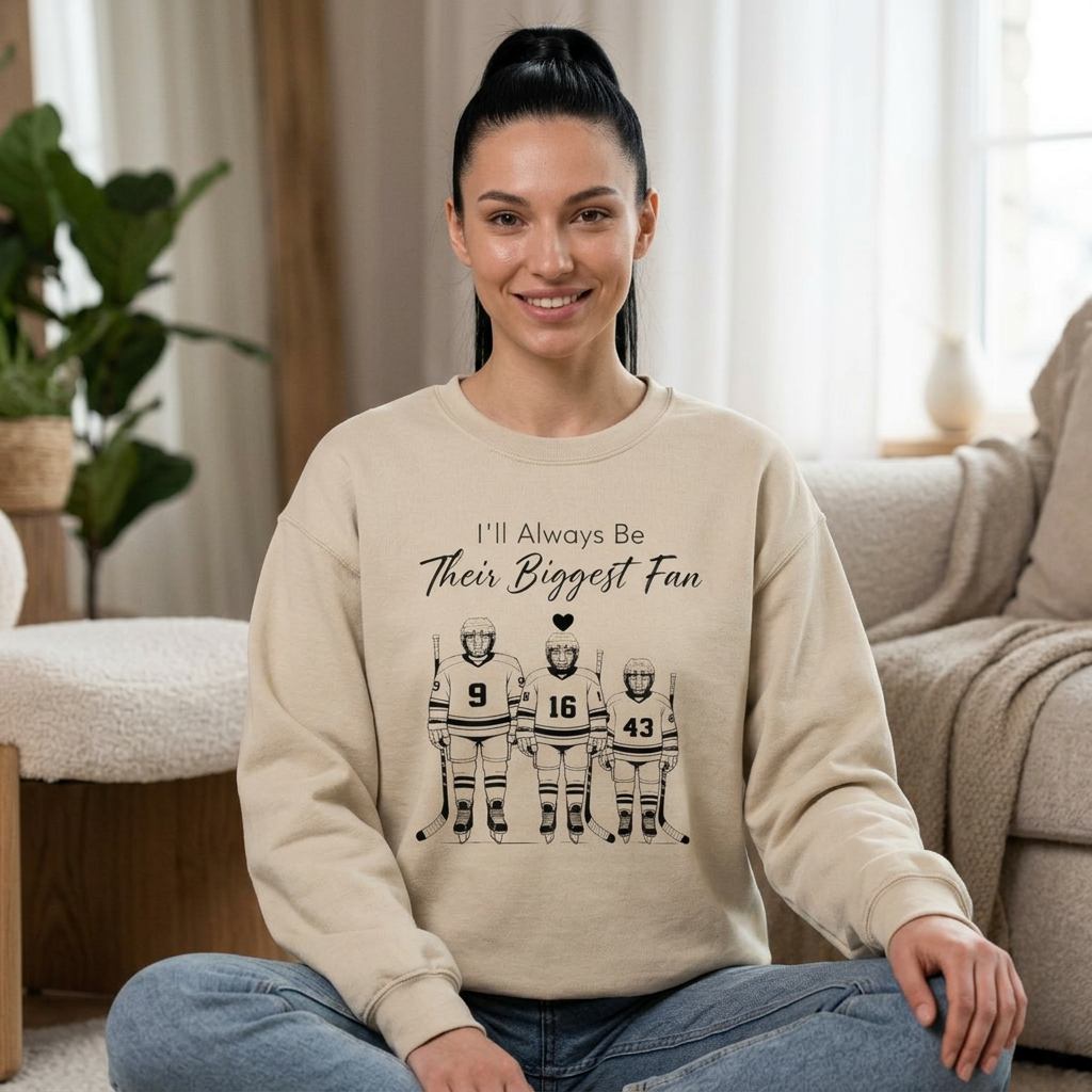 Custom Hockey Mom Shirt, Personalized Hockey Mom Tee, Kids Names Numbers Shirt, Hockey Mom Gift, Rink Mom Shirt, Hockey Family Shirt
