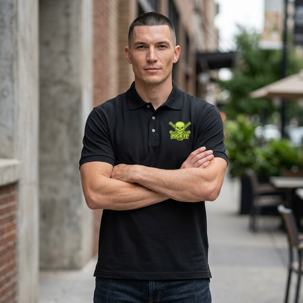 Puck It Polo — Men's Casual Golf Shirt