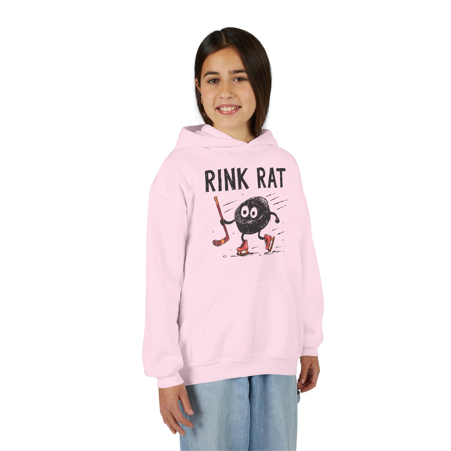 Youth Hoodie — "Rink Rat"