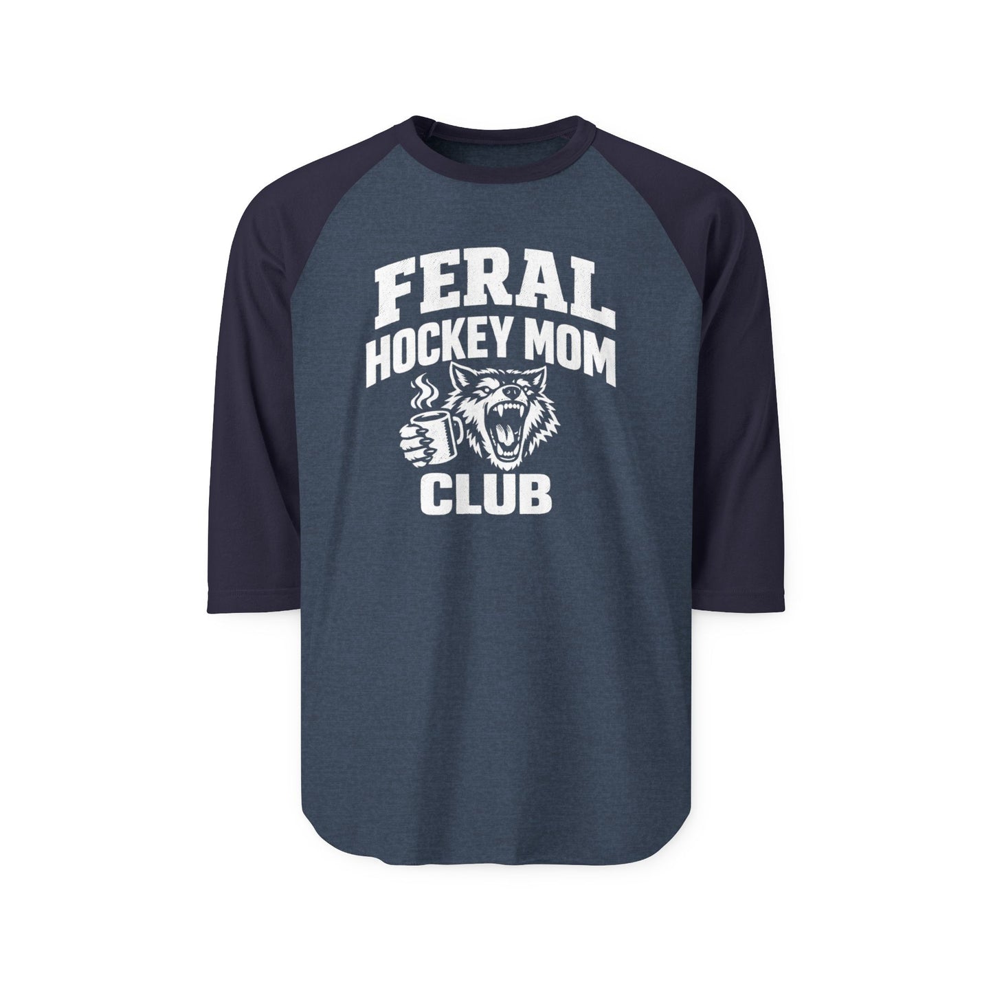 Feral Hockey Mom Club Raglan Shirt