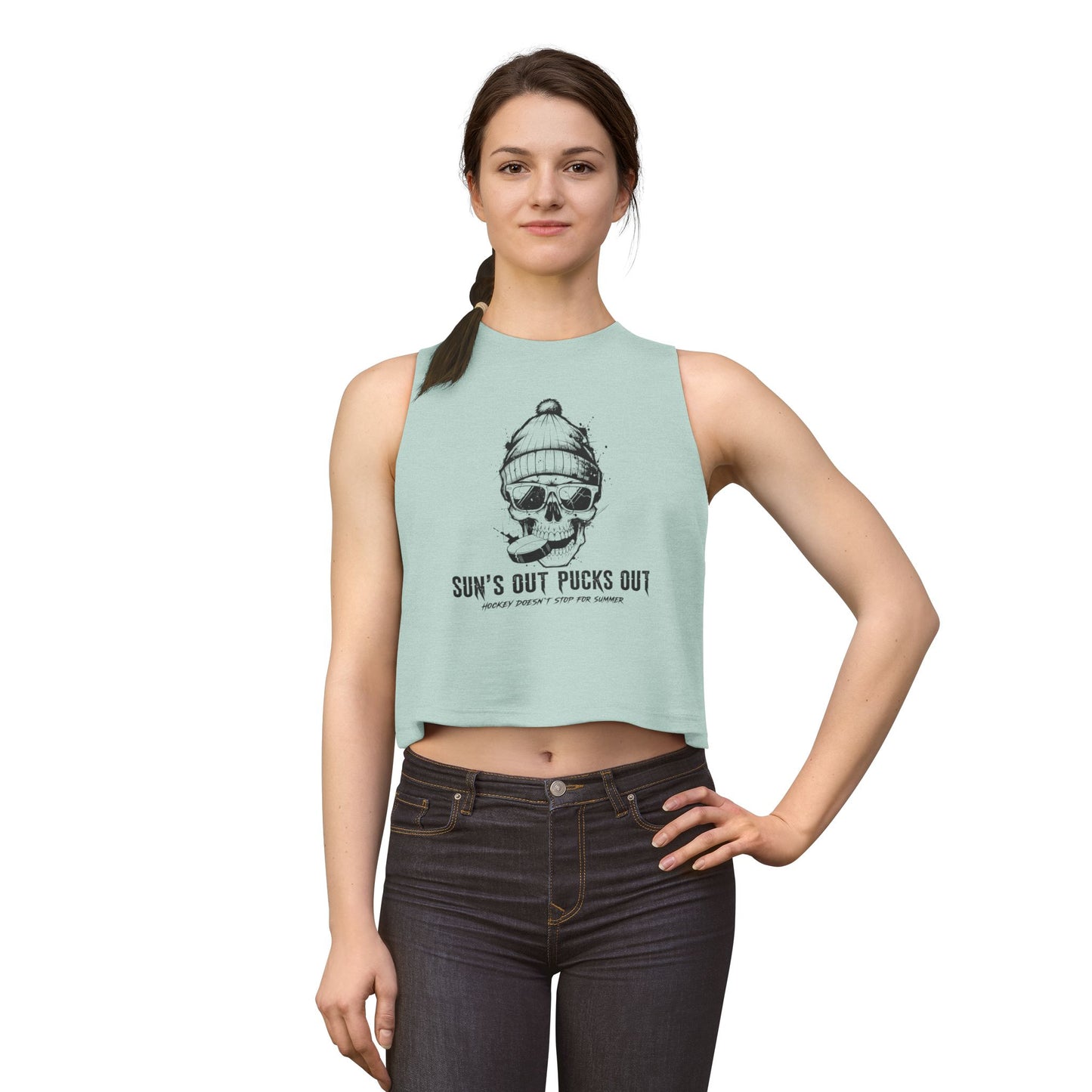 "Sun's Out Pucks Out" Graphic Tank
