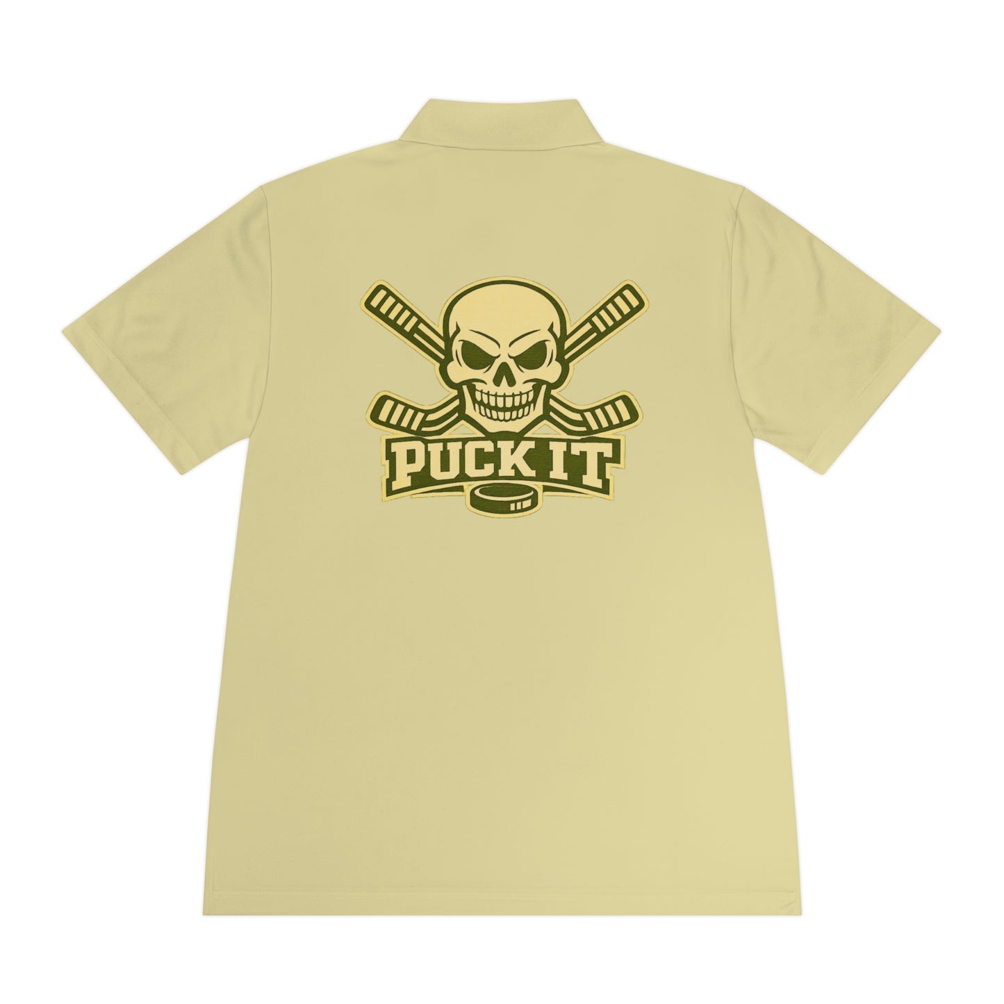 Hockey Skull Polo — "Puck It" Men's Sport Polo
