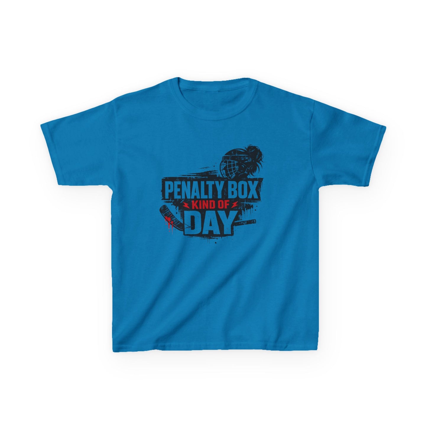 Girls Hockey T‑Shirt — "Penalty Box Kind of Day"
