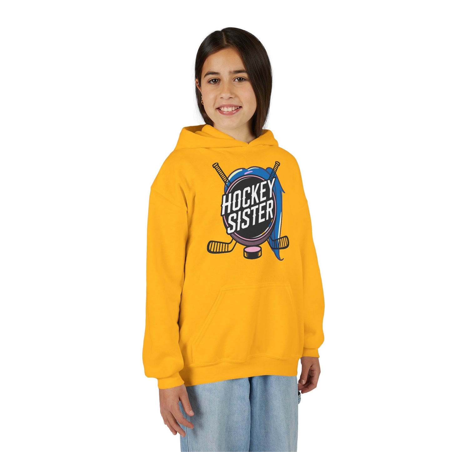 Hockey Sister Youth Hoodie