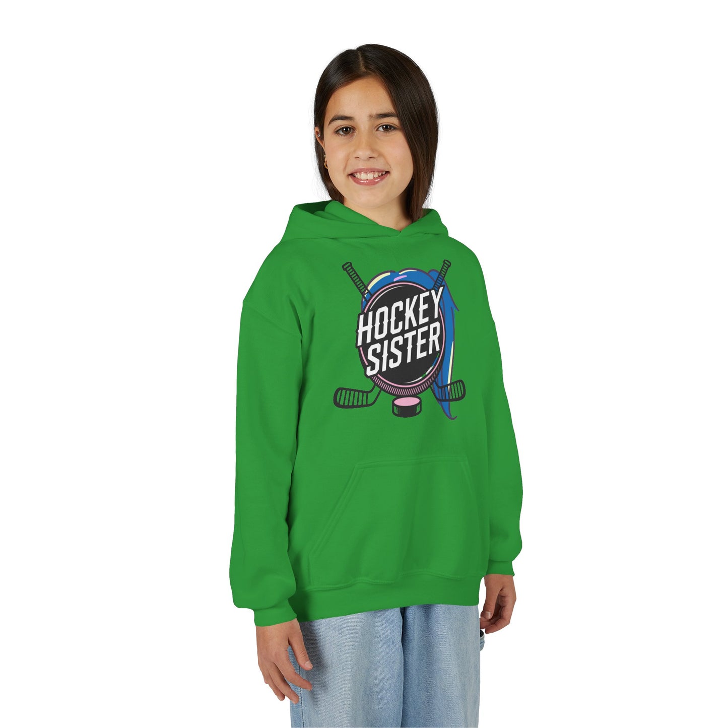Hockey Sister Youth Hoodie