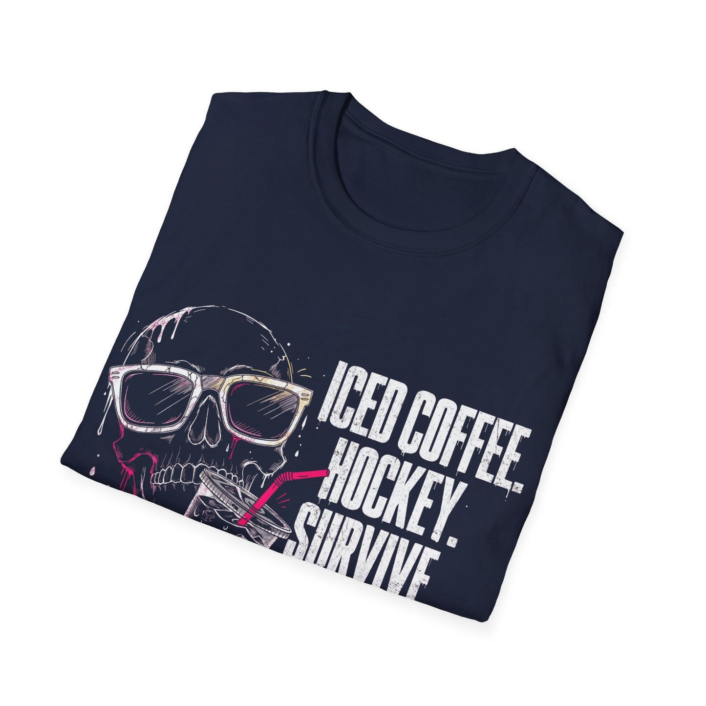Iced Coffee. Hockey. Survive. T-Shirt