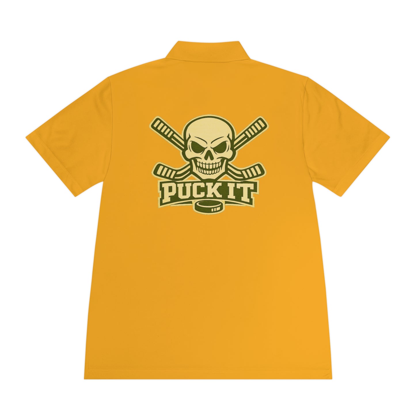 Hockey Skull Polo — "Puck It" Men's Sport Polo