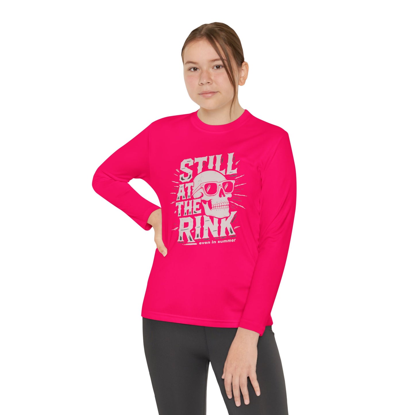 Youth Long Sleeve Tee — "Still At The Rink"
