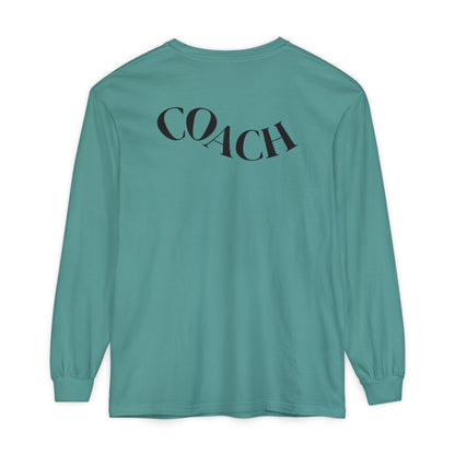 Female Hockey Coach Long Sleeve Shirt - She Calls the Shots, Sports Apparel, Gift for Athletes
