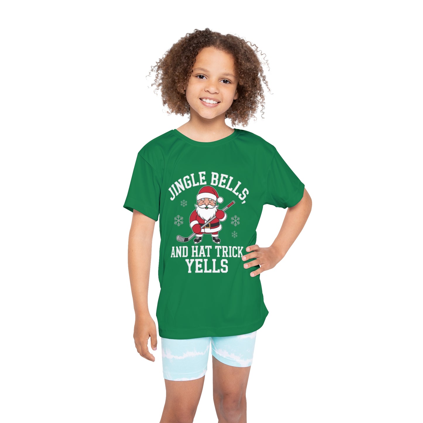 Jingle Bells & Hat Trick Yells Pajama Shirt