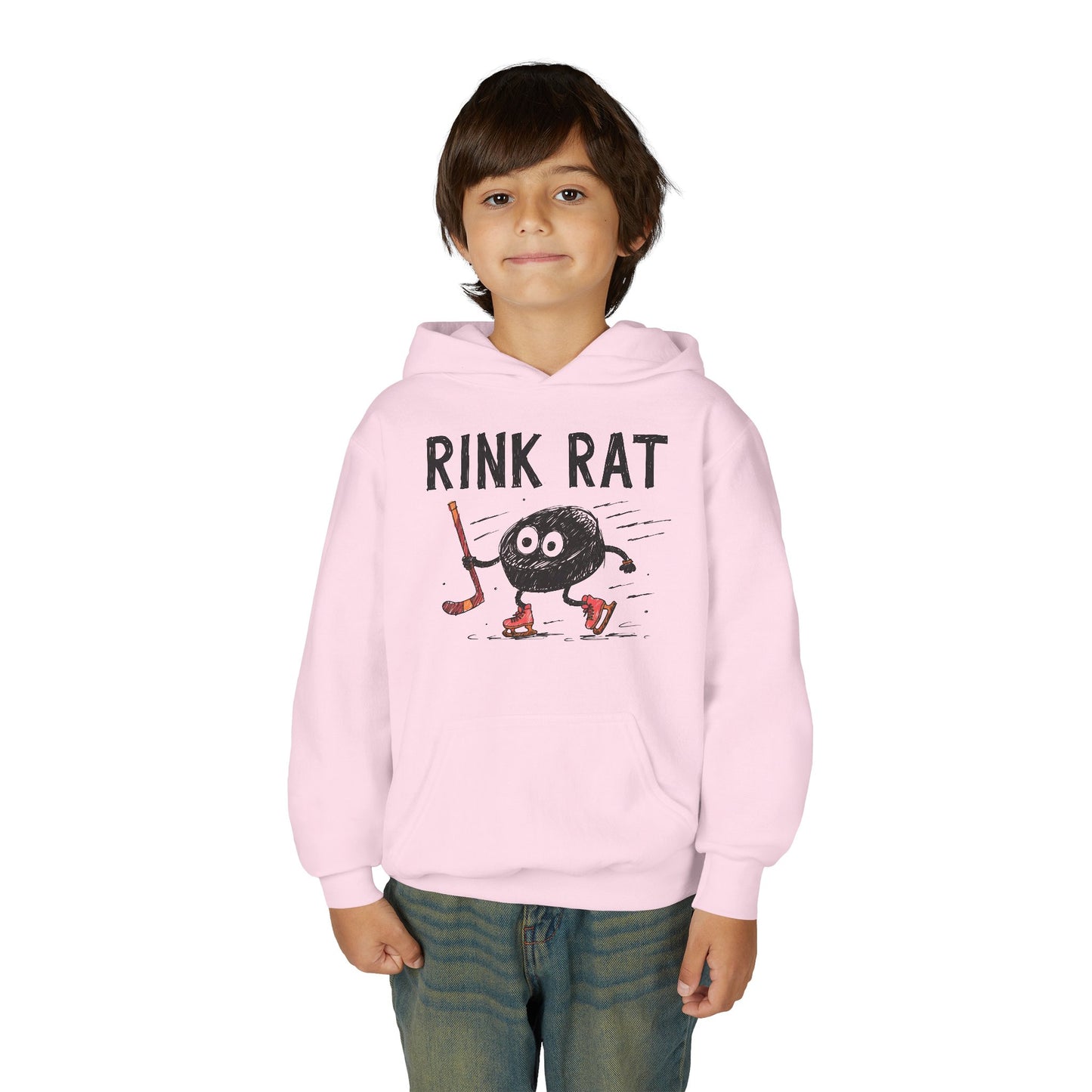 Youth Hoodie — "Rink Rat"