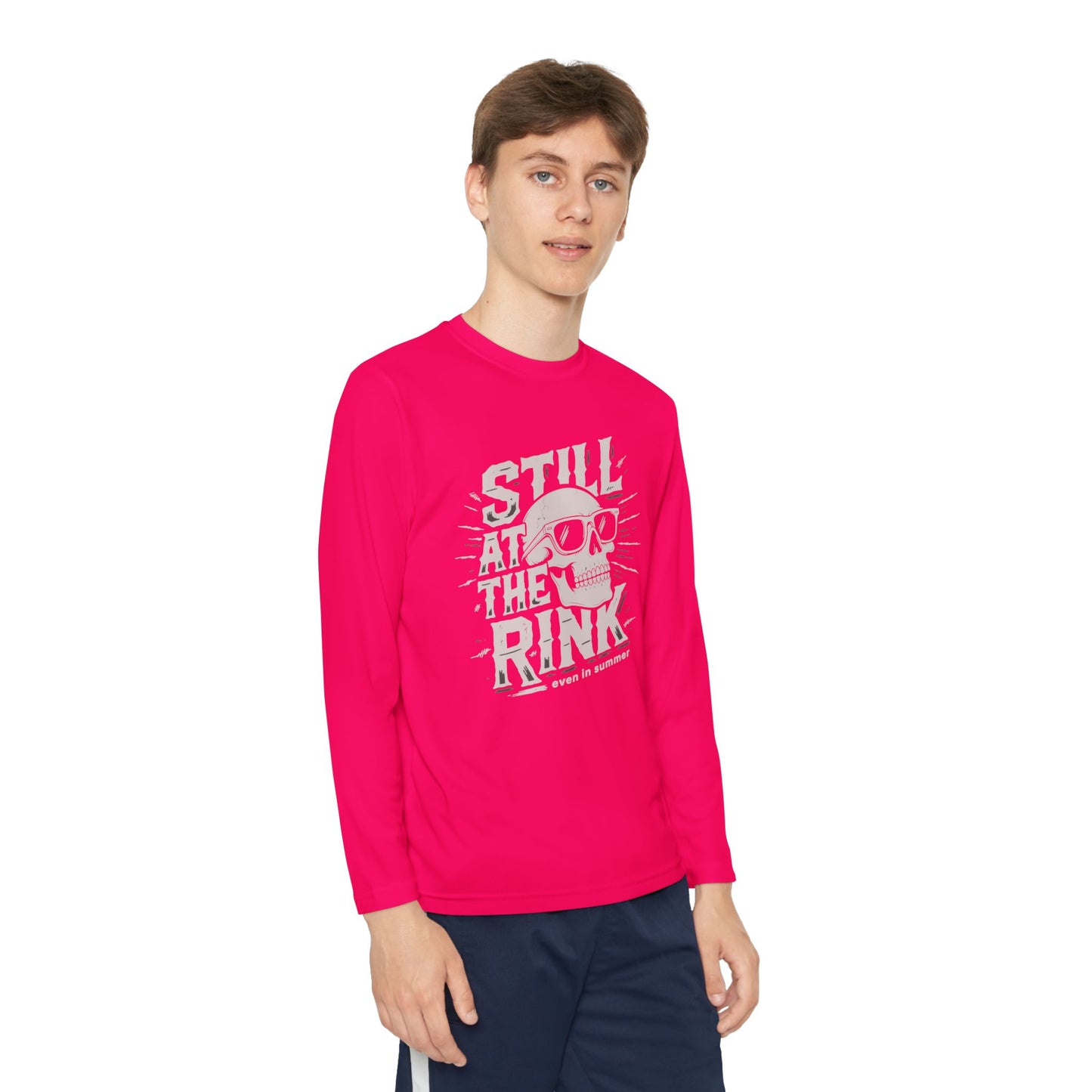 Youth Long Sleeve Tee — "Still At The Rink"