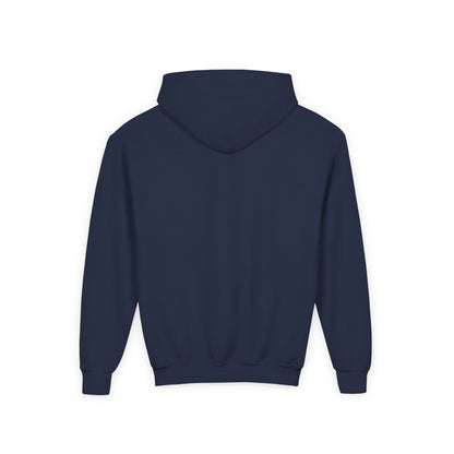 Tiny but Feral Youth Tiny Face Hoodie by Gildan