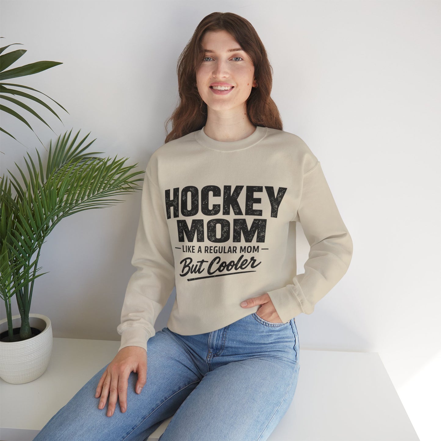 Hockey Mom Cozy Crewneck
