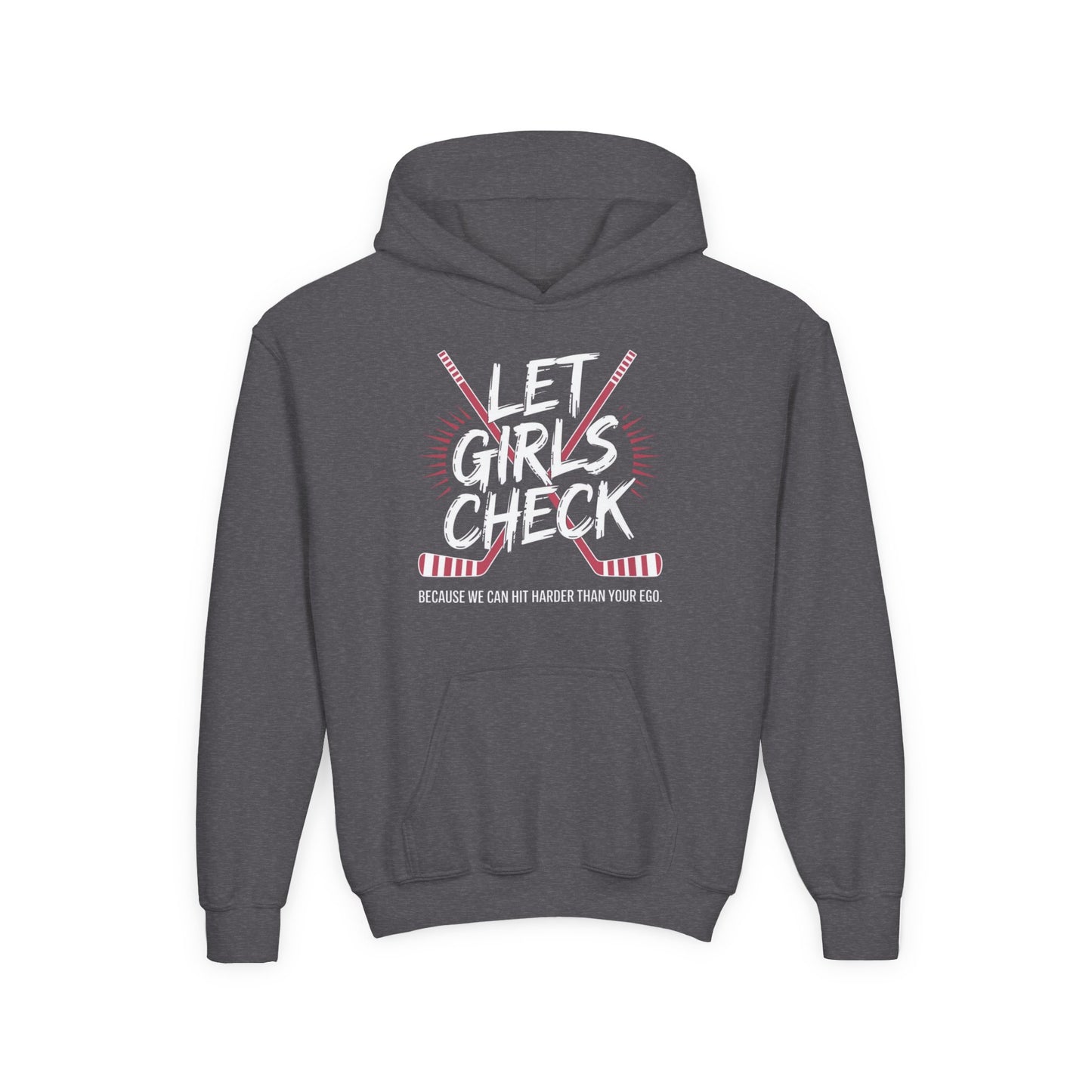 Let Girls Check Youth Hoodie