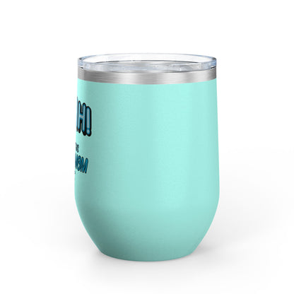 ShhhHockey Mom Wine Tumbler, 12oz | Shhh! I Earned This | Gift for Hockey Moms | Stainless Steel Insulated Cup | Sports Moms