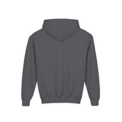 Tiny but Feral Youth Tiny Face Hoodie by Gildan