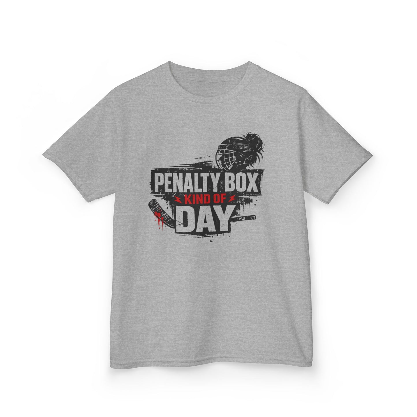 Girls Hockey T‑Shirt — "Penalty Box Kind of Day"
