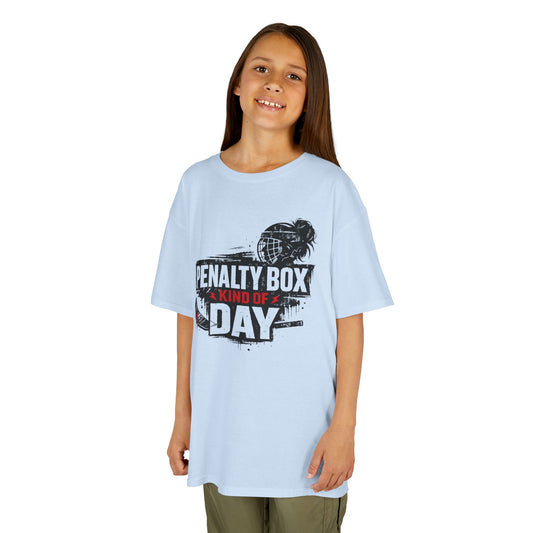 Girls Hockey T‑Shirt — "Penalty Box Kind of Day"