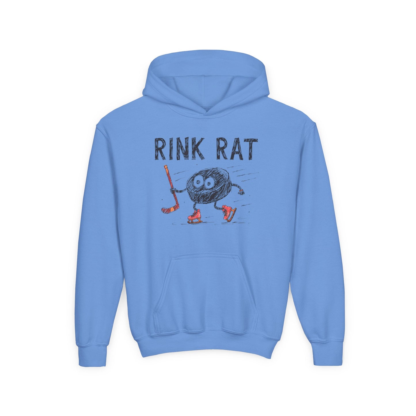 Youth Hoodie — "Rink Rat"