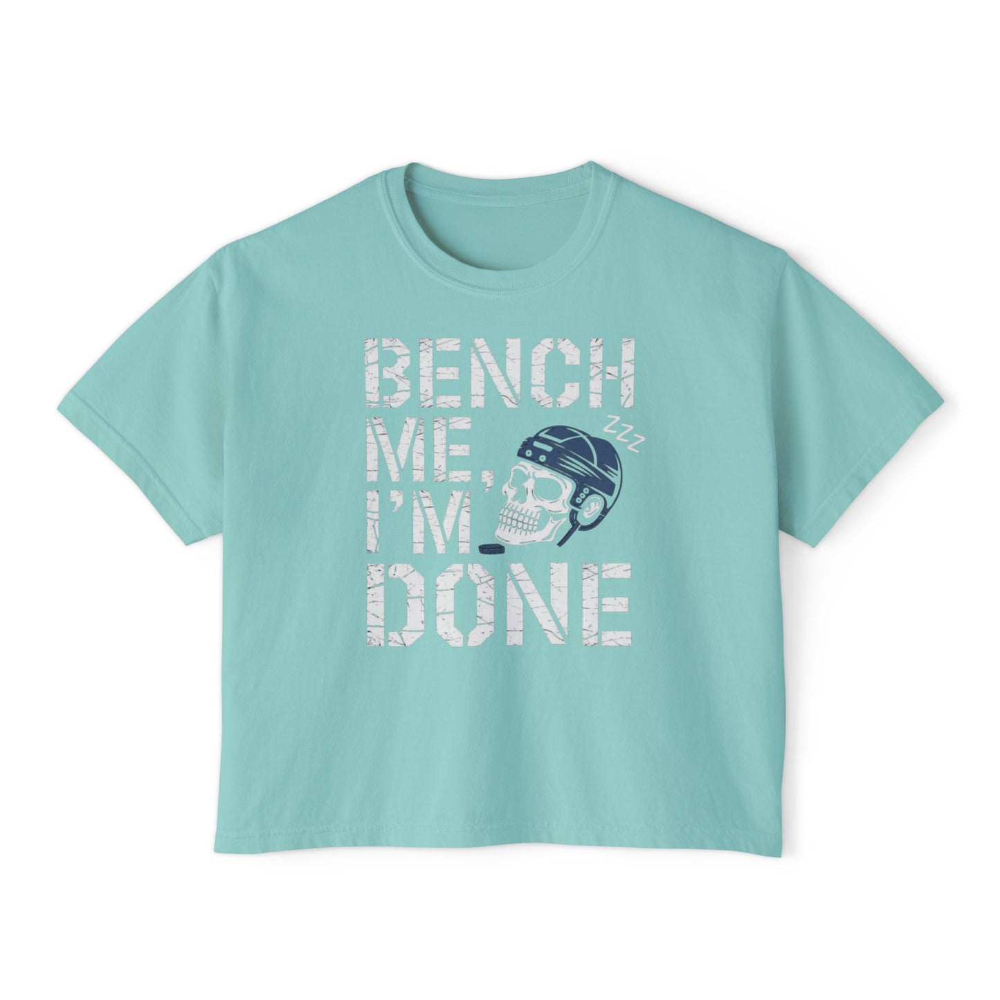 Bench Me I'm Done Hockey Women's Boxy Tee