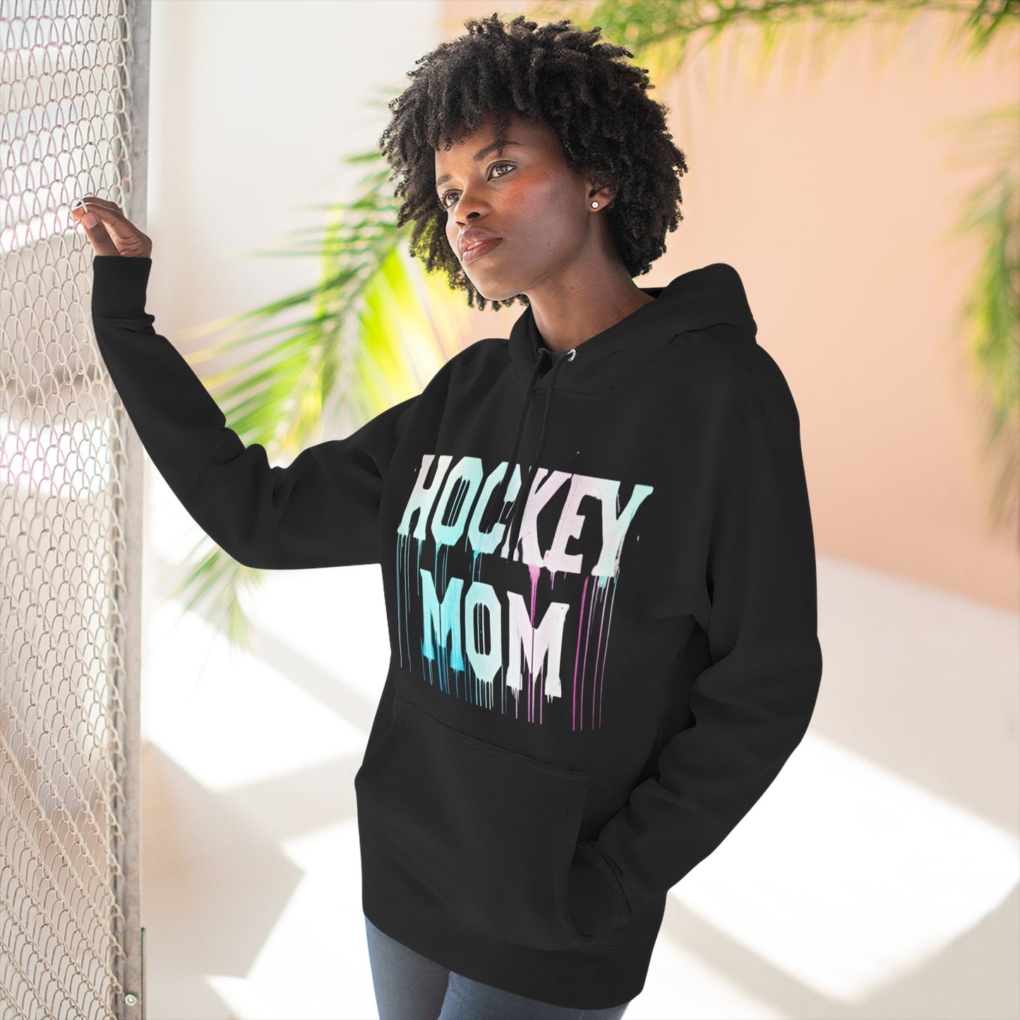 Lane Seven Hockey Mom Fleece Hoodie