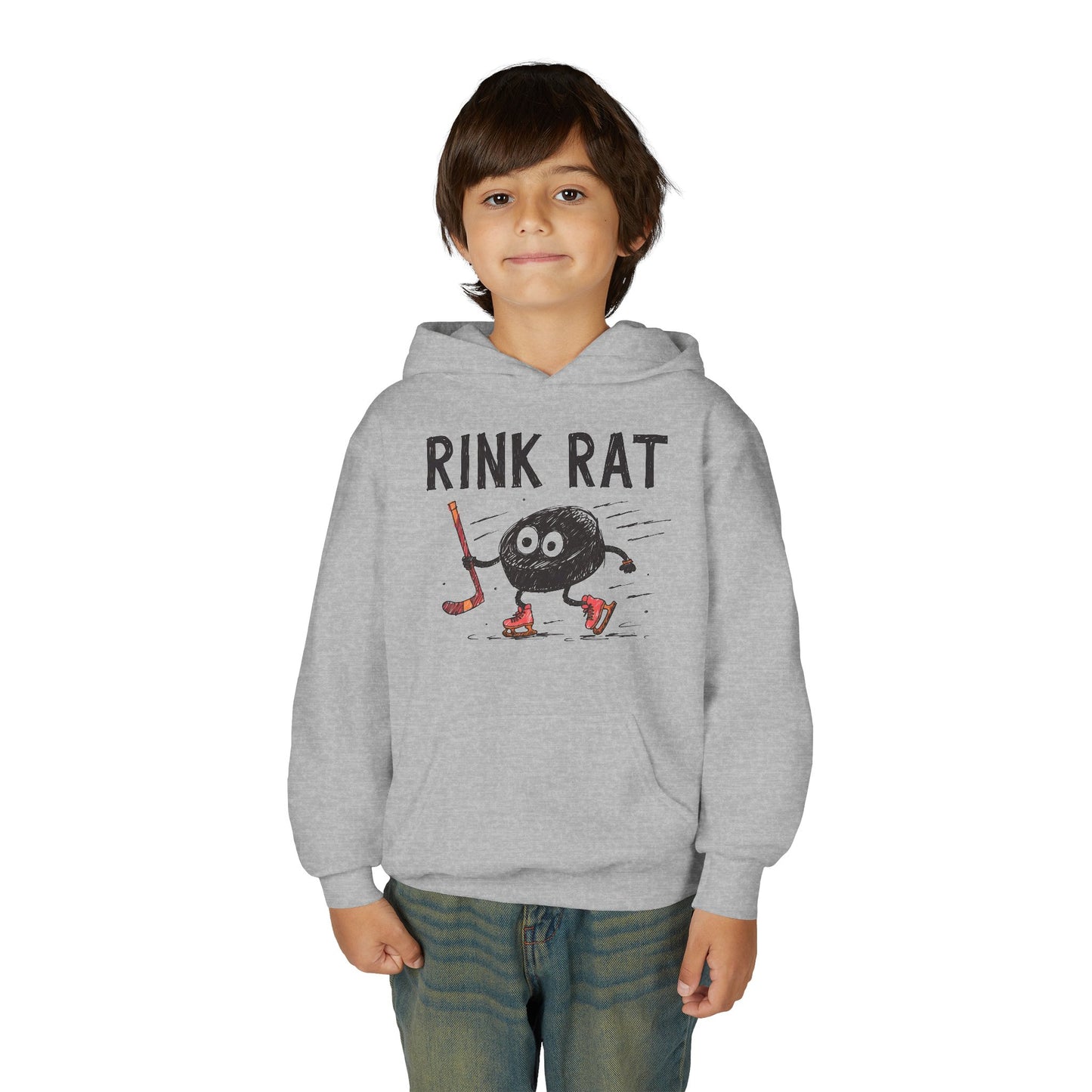 Youth Hoodie — "Rink Rat"