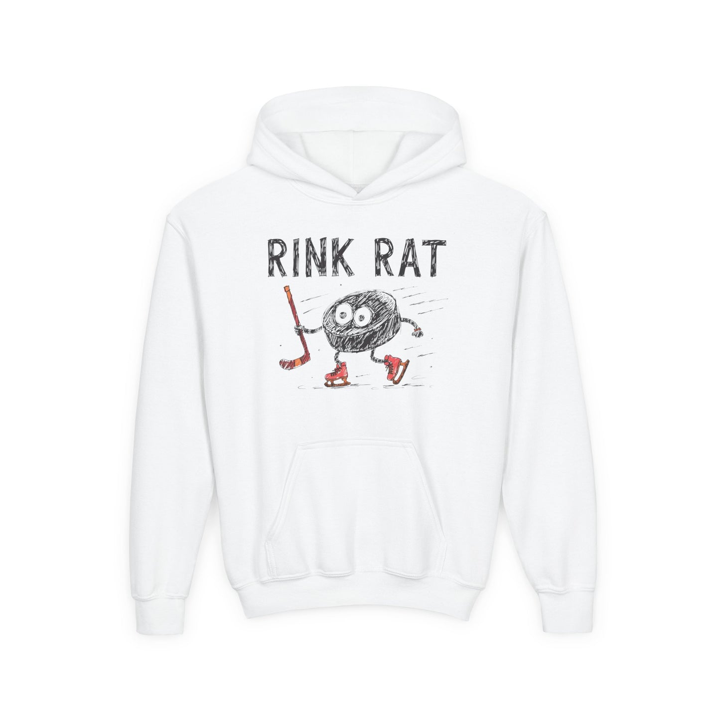 Youth Hoodie — "Rink Rat"