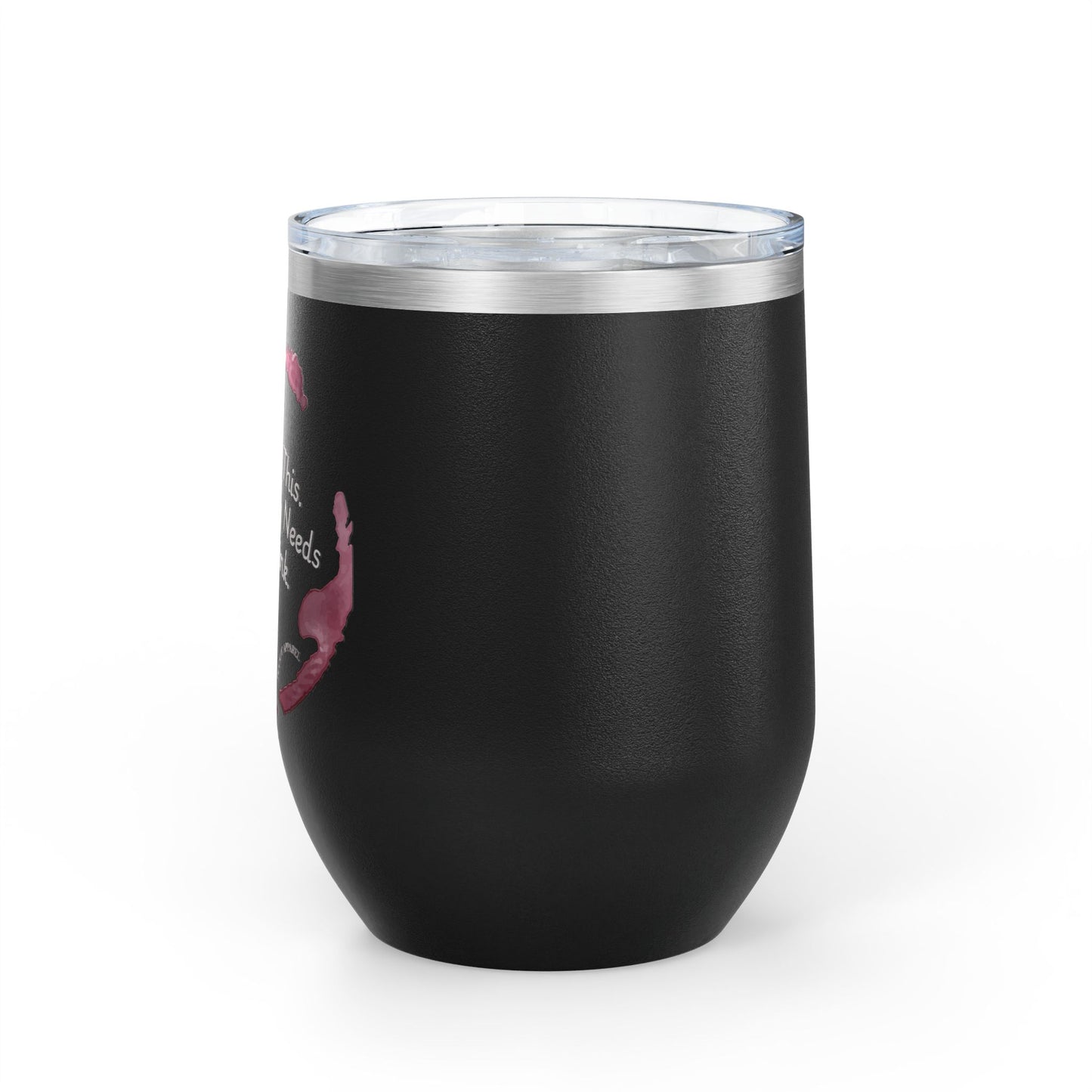Hockey Mom Wine Tumbler, 12oz | Perfect Gift for Moms | Puck This, Mommy Needs A Drink | Ideal for Parties, Relaxation, Celebrations