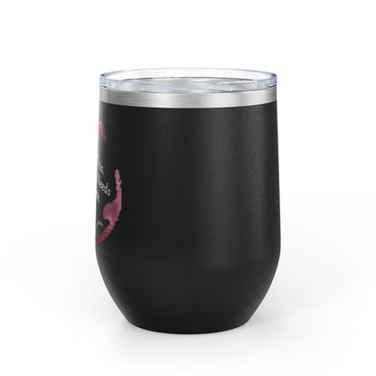 Hockey Mom Wine Tumbler, 12oz | Perfect Gift for Moms | Puck This, Mommy Needs A Drink | Ideal for Parties, Relaxation, Celebrations