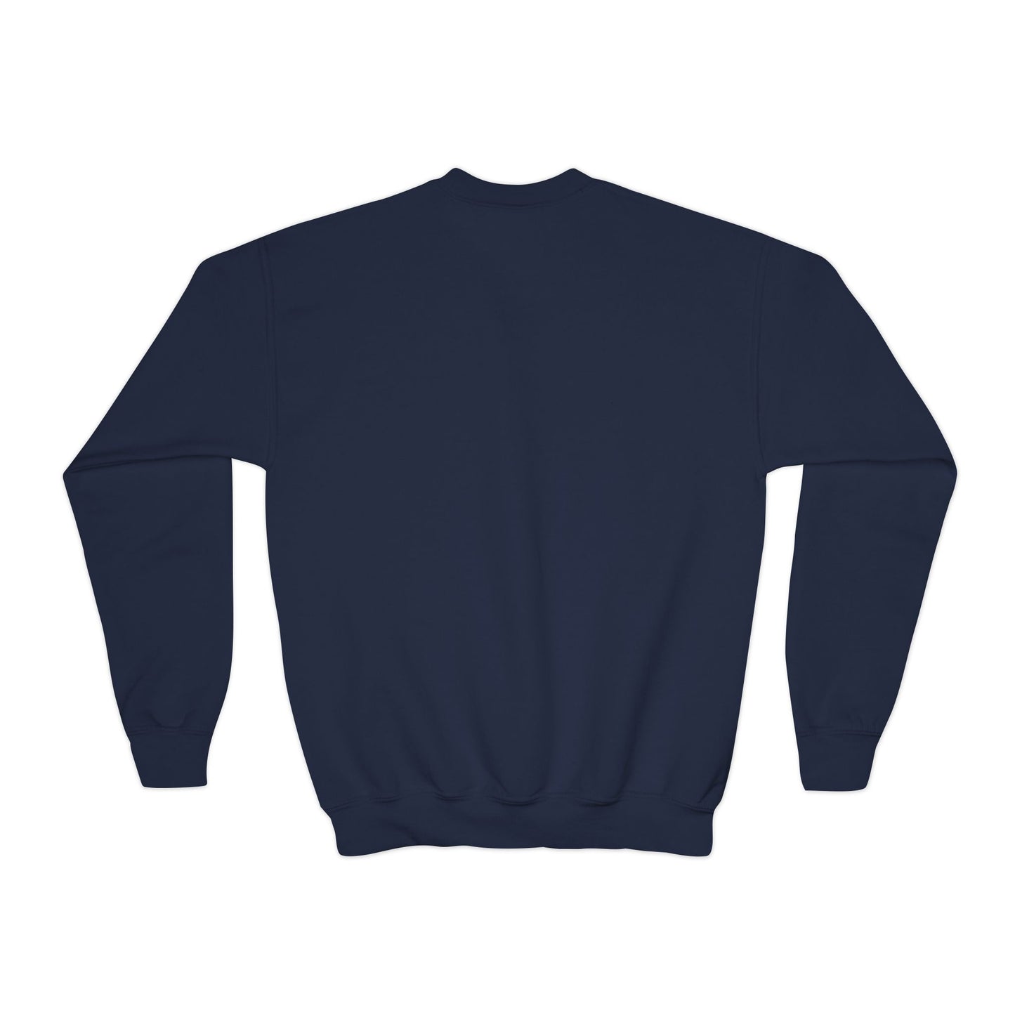 Youth Crewneck Sweatshirt — "Life Happens, Hockey Helps"