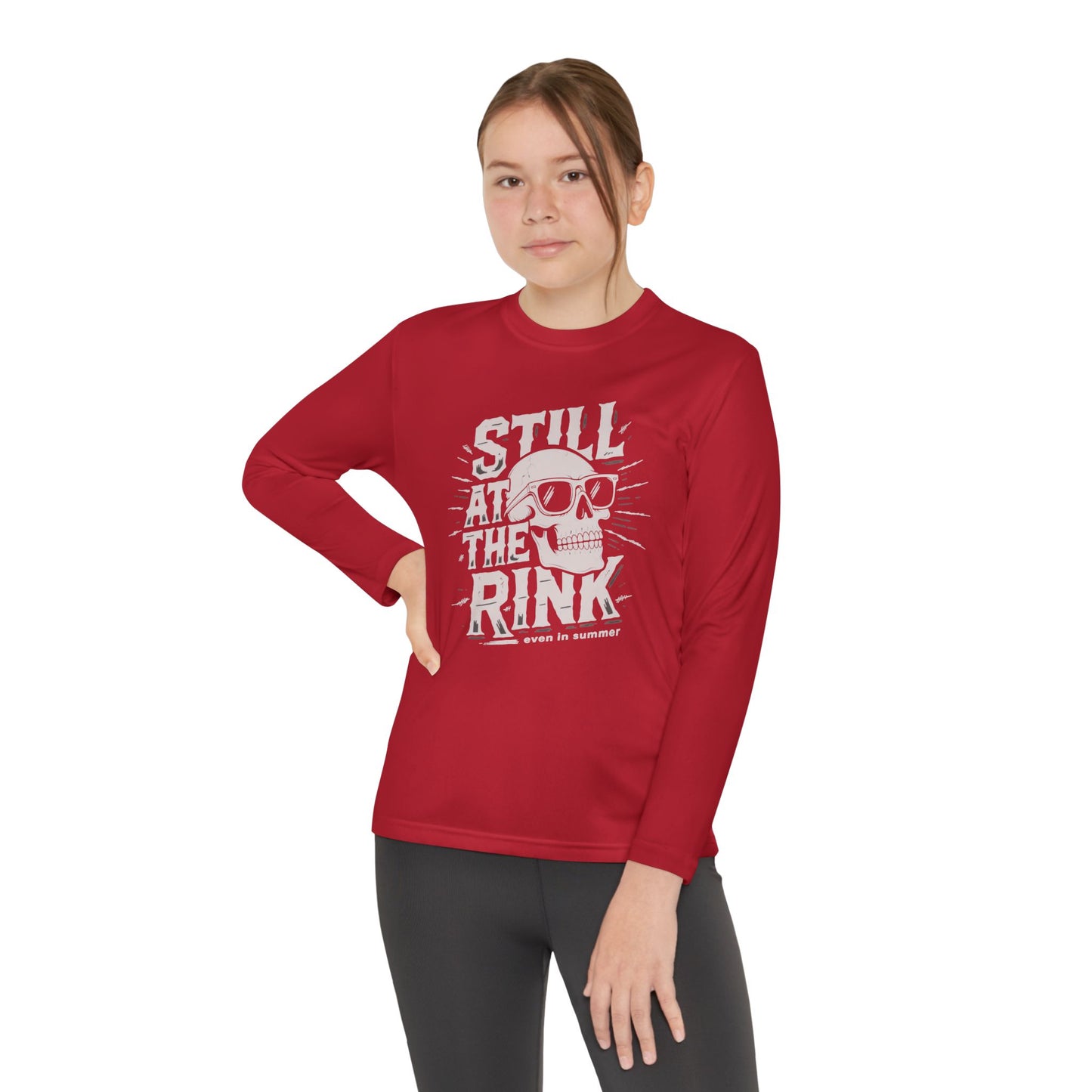 Youth Long Sleeve Tee — "Still At The Rink"