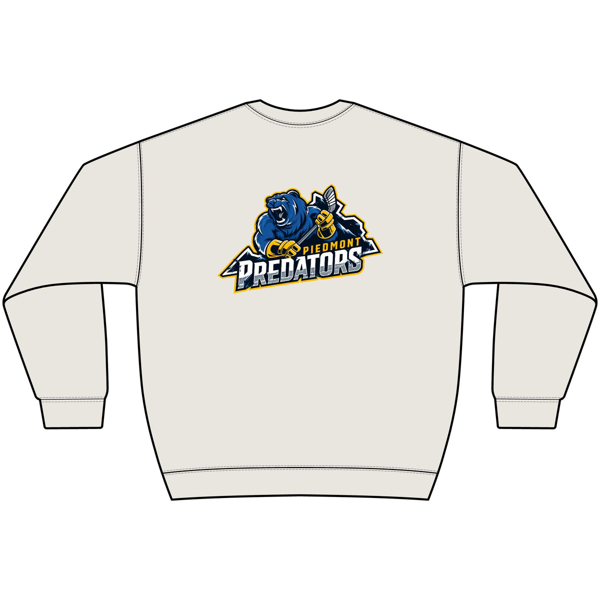 Predators Crewneck Sweatshirt — Bold Blue Sports Logo Pullover