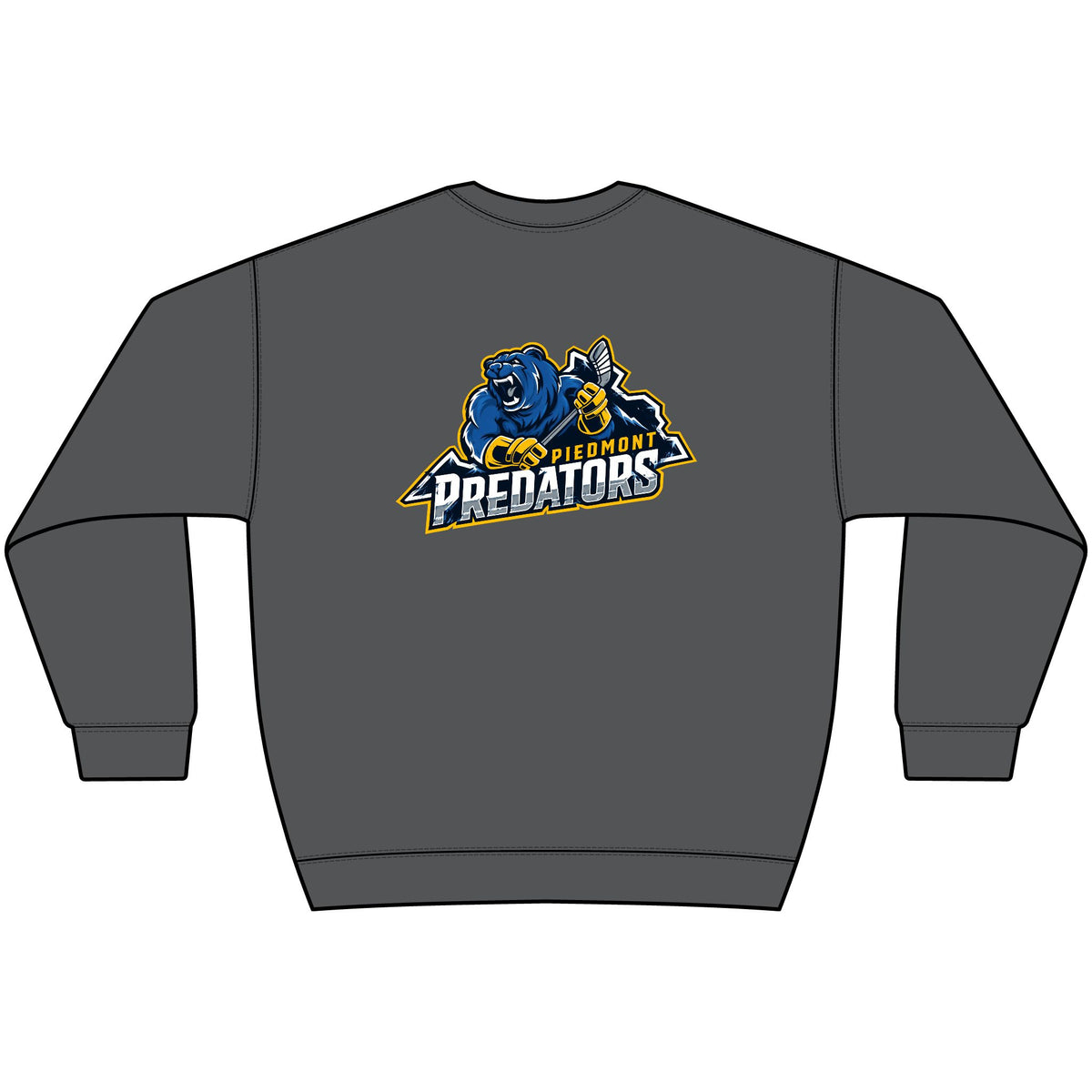 Predators Crewneck Sweatshirt — Bold Blue Sports Logo Pullover