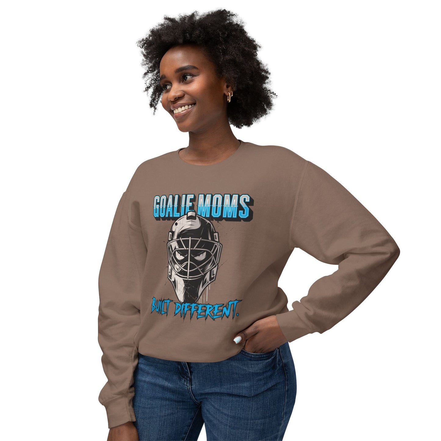Goalie Moms "Built Different" Crewneck