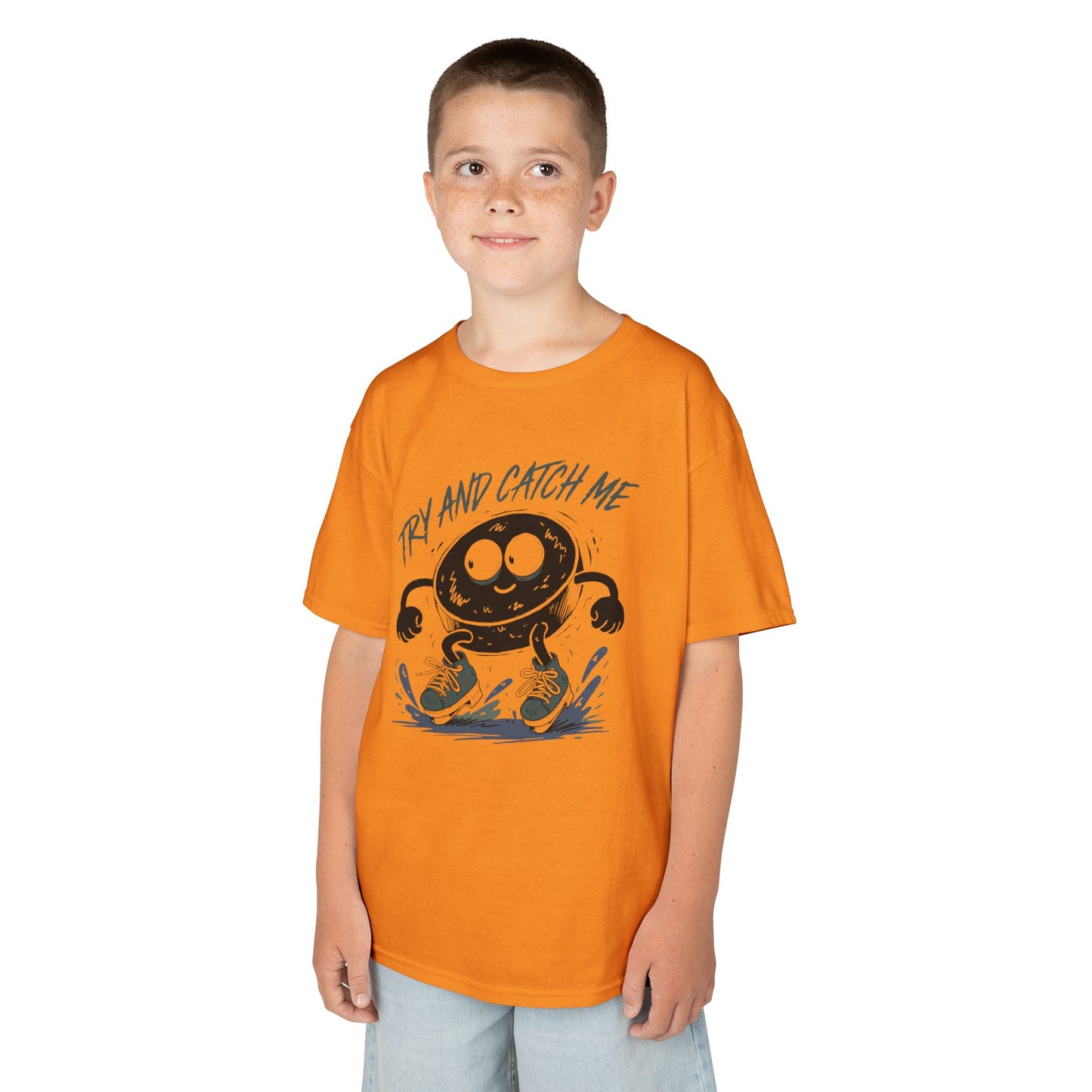 Kids T‑Shirt — 'Try and Catch Me'