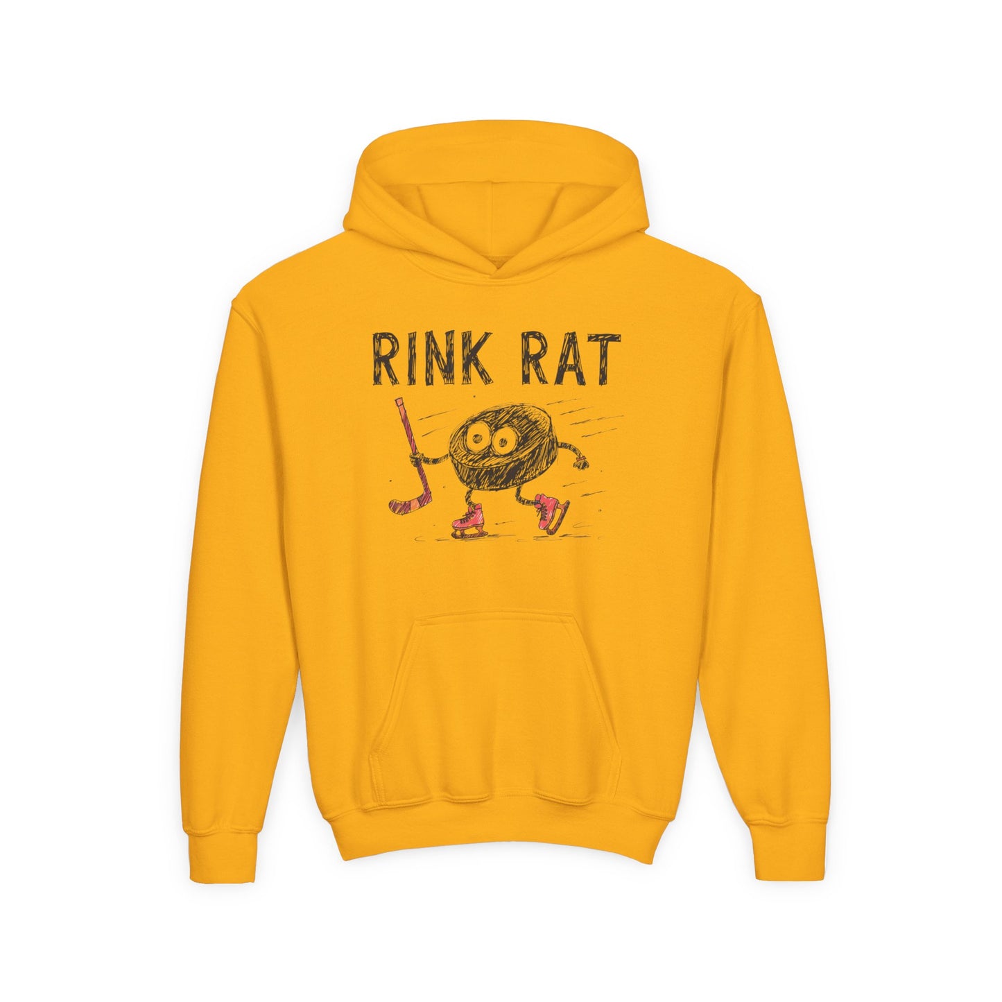 Youth Hoodie — "Rink Rat"