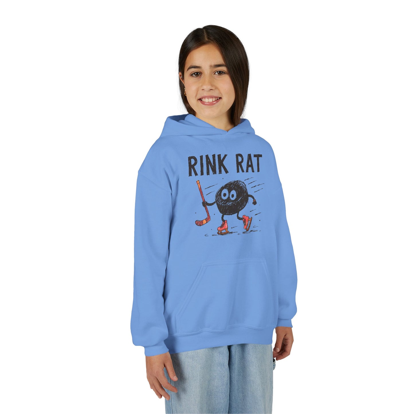 Youth Hoodie — "Rink Rat"